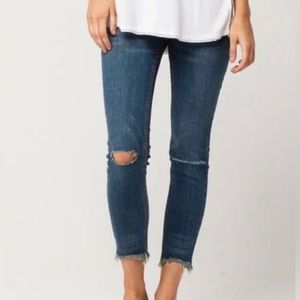 Free People Destroyed Skinny Jean Sitka